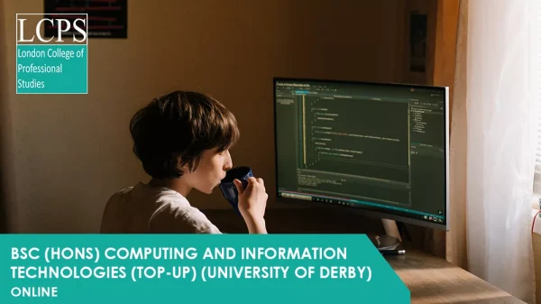 BSc (Hons) Computing and Information Technologies (Top-Up) (Online) (University of Derby)