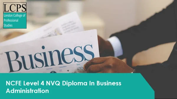 NCFE Level 4 NVQ Diploma In Business Administration