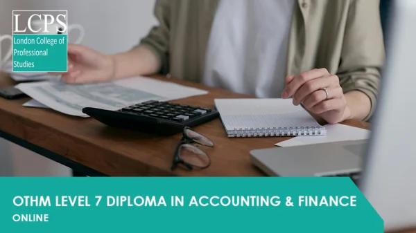 OTHM Level 7 Diploma In Accounting & Finance