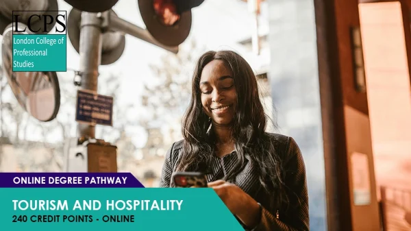 Tourism and Hospitality – Online Degree Pathway (240 Credits)