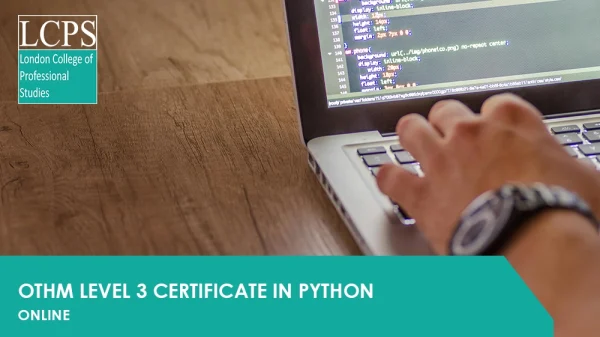 OTHM Level 3 Certificate in Python